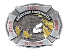 2010 American Fire Fighter Commemorative Buckle