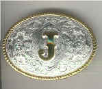 Gold and Silver Initial J