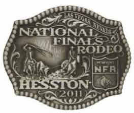 2011 Hesston NFR buckle National Finals Rodeo