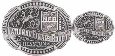 2020 Hesston Adult NFR buckle and Youth Hesston buckle