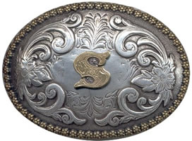S Initial Buckle