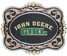 61171 John Deere Girl buckle