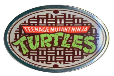 Ninja Turtles Oval Logo buckle