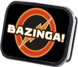 Bazinga Flash buckle