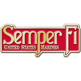 Semper Fi Marines buckle